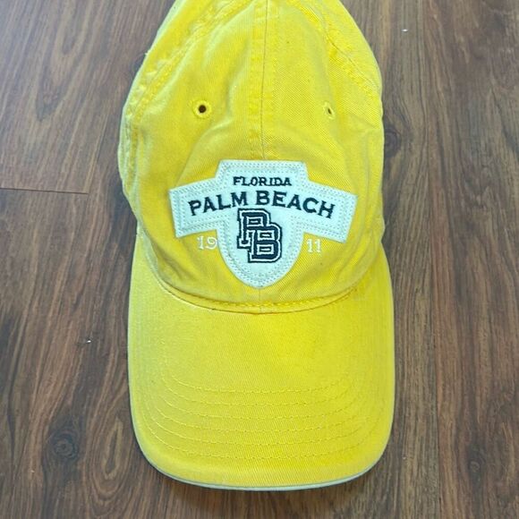 Florida Palm Beach yellow  baseball cap - Picture 1 of 4